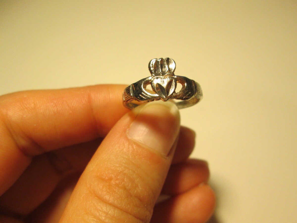 sterling Silber 925 Jahrgang Versprechen Ring, Größe 7, 5 sterling Silber 925 Jahrgang Versprechen Ring, Größe 7, 5 von WatchesAndJewels