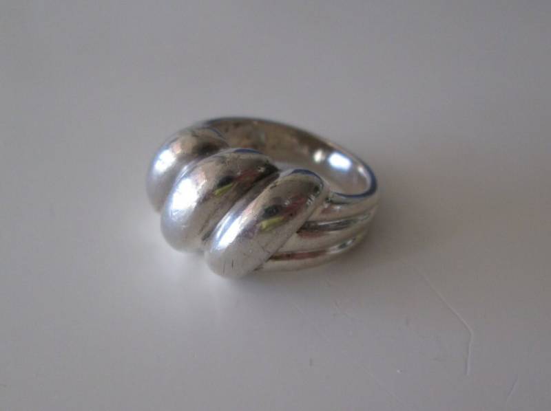 sterling Silber Seil Wendung Bandring, Größe 6 sterling Silber Seil Wendung Bandring, Größe 6 von WatchesAndJewels