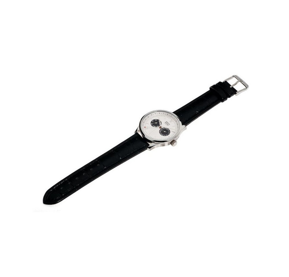 Watchpeople Quarzuhr Herren Multifunktionsuhr Quarz Tyro Edelstahl Schwarz SilberWP-9000558, Wochentag, Tag, Kalenderwoche Watchpeople Quarzuhr Herren Multifunktionsuhr Quarz Tyro Edelstahl Schwarz SilberWP-9000558, Wochentag, Tag, Kalenderwoche von Watchpeople