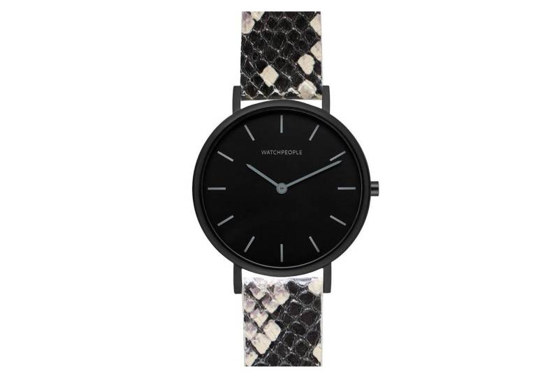 Watchpeople Quarzuhr Nightfever Python WP 038-04, flach, easy release Band von Watchpeople