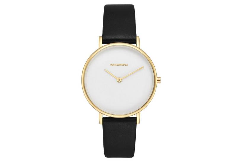Watchpeople Quarzuhr Yes Minimal WP 003-01, schlicht, easy release Band von Watchpeople