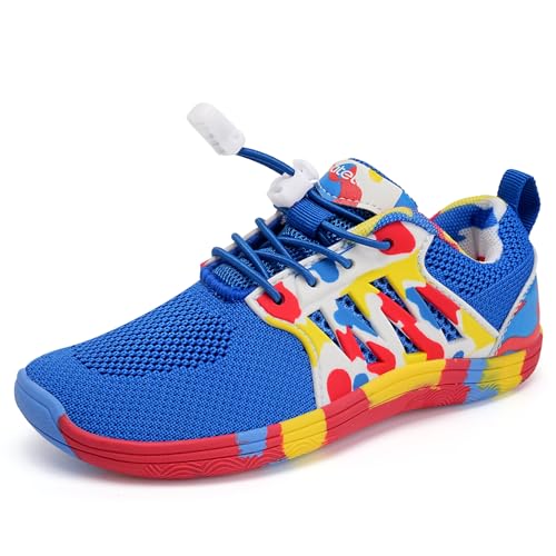 Wasserschuhe Barfußschuhe Kinder Strand Schwimmschuhe Pool Schuhe Jungen Kinder Aqua Schwimmschuhe Nass Riff Schuhe für Seaside Watersport Non-Slip Schnell Trocknen von WateLves