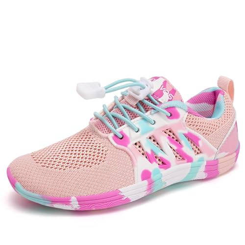 Wasserschuhe Barfußschuhe Kinder Strand Schwimmschuhe Pool Schuhe Mädchen Kinder Aqua Schwimmschuhe Nass Riff Schuhe für Seaside Watersport Non-Slip Schnell Trocknen von WateLves