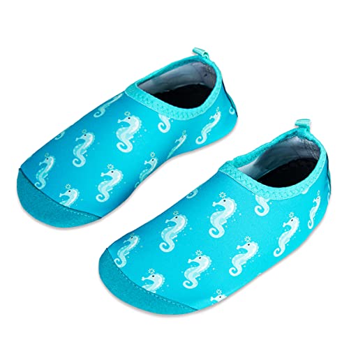 Kinder Badeschuhe Wasserschuhe Strandschuhe Mädchen Junge Schwimmschuhe Barfußschuhe rutschfeste Surfschuhe Sportschuhe Kleinkind Schwimmbad(sj.hm,22/23 EU) von WateLves