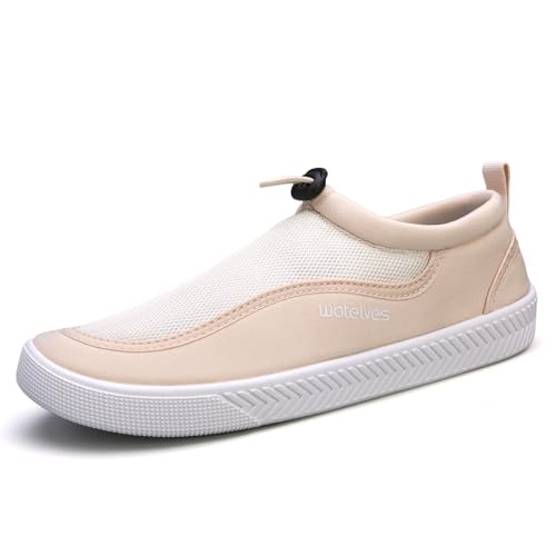 WateLves Badeschuhe Wasserschuhe Herren Damen Strandschuhe Aquaschuhe Schwimmschuhe Sommer Schnell Trocknend Surfschuhe von WateLves
