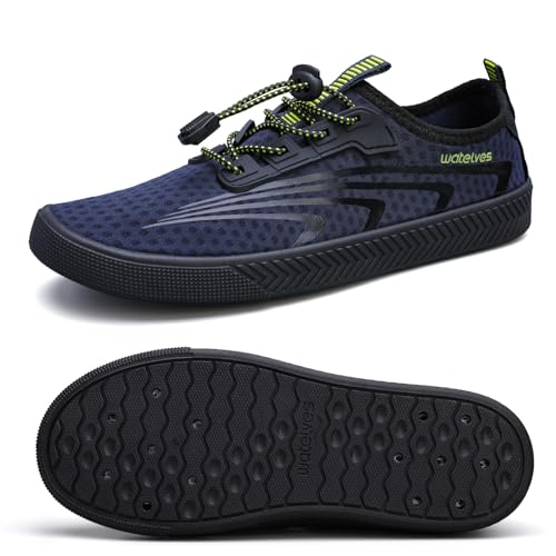 WateLves Badeschuhe Wasserschuhe Herren Damen Strandschuhe Aquaschuhe Schwimmschuhe Sommer Schnell Trocknend Surfschuhe von WateLves
