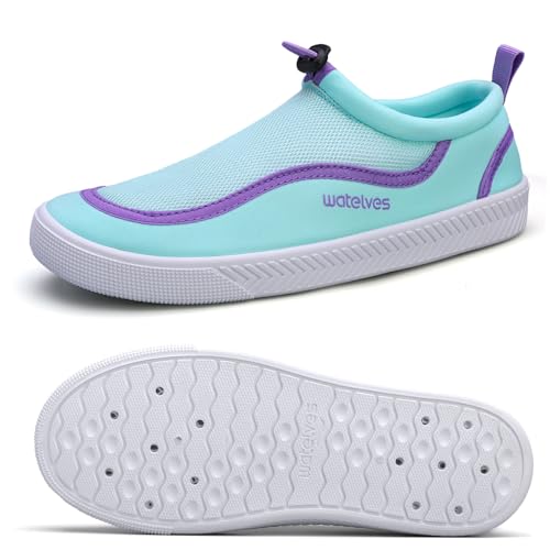 WateLves Badeschuhe Wasserschuhe Herren Damen Strandschuhe Aquaschuhe Unisex Schwimmschuhe Sommer Mode Schnell Trocknend Surfschuhe von WateLves