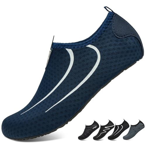 WateLves Wasserschuhe Badeschuhe Schwimmschuhe Strandschuhe Aquaschuhe Barfußschuhe Damen Herren Schnell Trocknend Breathable Unisex von WateLves
