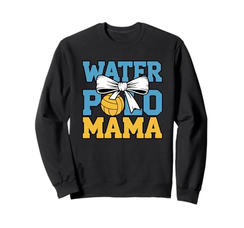 Water Polo Mama Schleife Water Polo Mutter Muttertag Sweatshirt Water Polo Mama Schleife Water Polo Mutter Muttertag Sweatshirt von Water Polo Mom Schleife Kostüm Mutter Tag