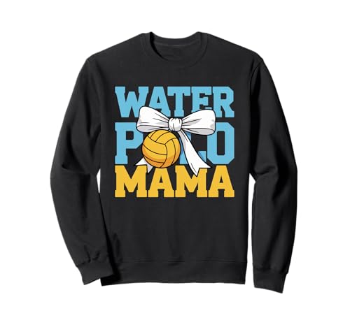 Water Polo Mama Schleife Water Polo Mutter Muttertag Sweatshirt Water Polo Mama Schleife Water Polo Mutter Muttertag Sweatshirt von Water Polo Mom Schleife Kostüm Mutter Tag