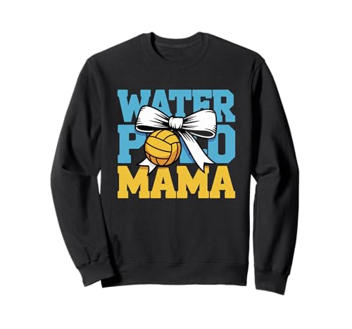 Water Polo Mama Schleife Water Polo Mutter Muttertag Sweatshirt Water Polo Mama Schleife Water Polo Mutter Muttertag Sweatshirt von Water Polo Mom Schleife Kostüm Mutter Tag