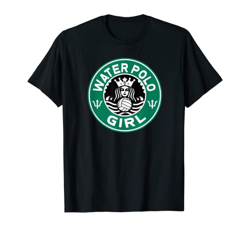 Water Polo Girl Cute Coffee Parody for Teens & Women T-Shirt von Water Polo for Teen Girls & Women