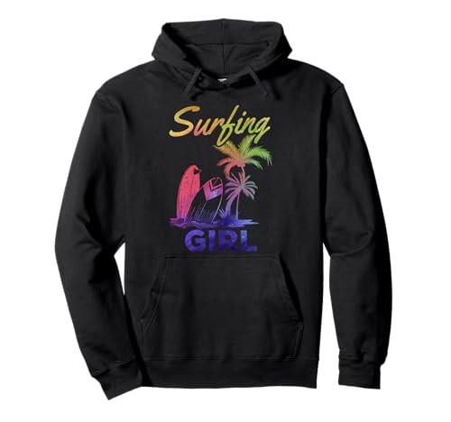 Surfboard Surfer Mädchen Wave Surfen Mädchen Surfen Mädchen Pullover Hoodie Surfboard Surfer Mädchen Wave Surfen Mädchen Surfen Mädchen Pullover Hoodie von Water Sports Wave Surfer Girls Clothing