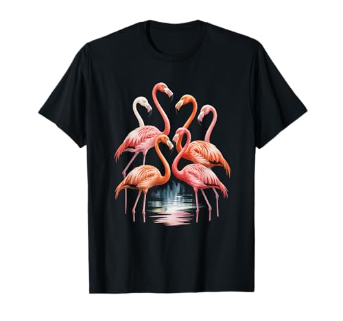 Lustiger Flamingo Spruch Tropische Vogelgruppe See Damen Herren T-Shirt Lustiger Flamingo Spruch Tropische Vogelgruppe See Damen Herren T-Shirt von Watercolor Wildlife Pink Nature Summer Vacation