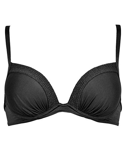 Watercult Damen Bikinioberteil Solid, Schwarz (Black 006), 38D von Watercult