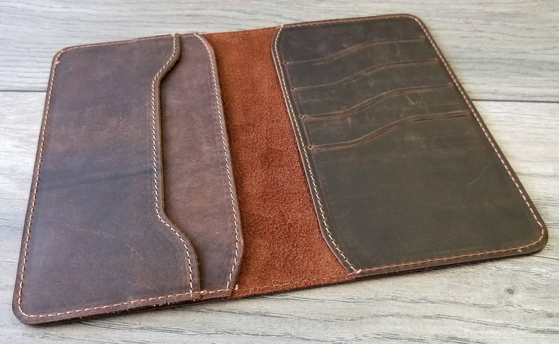 Passport Brieftasche, Leder Reise-Brieftasche, Reisepass, Leder-Pass-Inhaber, Dokumenten-Brieftasche, Personalisiert, Initialisierung Passport Brieftasche, Leder Reise-Brieftasche, Reisepass, Leder-Pass-Inhaber, Dokumenten-Brieftasche, Personalisiert, Initialisierung von WaterfallTX