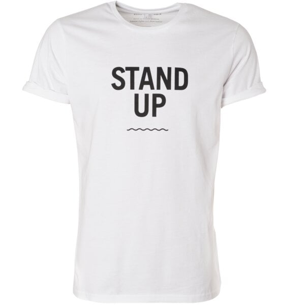 Waterkoog Unisex T-Shirt - "STAND UP", 100% Biobaumwolle von Waterkoog