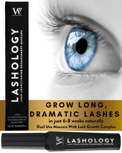 Lashology Eyelash Growth Serum Mascara in Schwarz, Wimpernserum in einer Mascara für dickere, stärkere, vollere und länger aussehende Wimpern Lashology Eyelash Growth Serum Mascara in Schwarz, Wimpernserum in einer Mascara für dickere, stärkere, vollere und länger aussehende Wimpern von Watermans