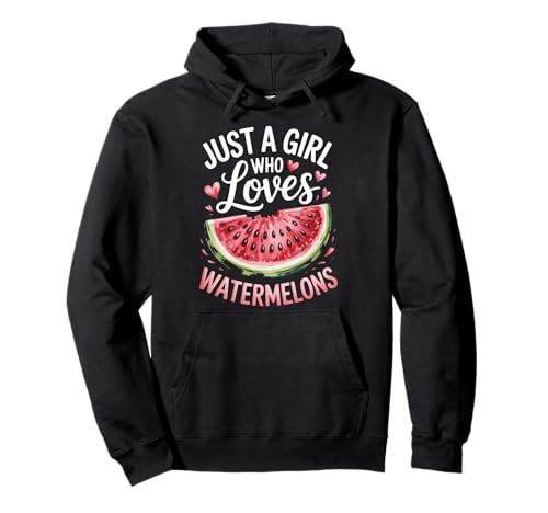 Wassermelone Nur EIN Mädchen, das Wassermelonen liebt Pullover Hoodie von Watermelon Melon Fruit