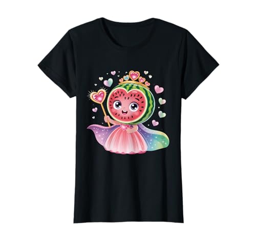 Magische Prinzessin Wassermelone Kleinkind Mädchen Krone Herzen T-Shirt Magische Prinzessin Wassermelone Kleinkind Mädchen Krone Herzen T-Shirt von Watermelon Princess Girl Clothing