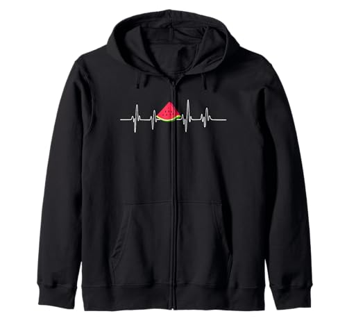 Wassermelone Herzschlag, Wassermelone für Kinder, Wassermelone Mädchen Kapuzenjacke Wassermelone Herzschlag, Wassermelone für Kinder, Wassermelone Mädchen Kapuzenjacke von Watermelon shirt for women, Watermelon for men