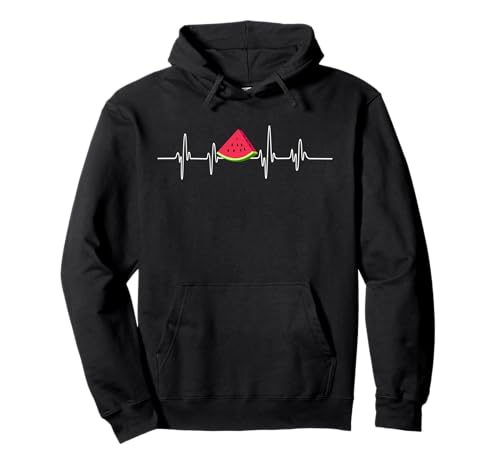 Wassermelone Herzschlag, Wassermelone für Kinder, Wassermelone Mädchen Pullover Hoodie Wassermelone Herzschlag, Wassermelone für Kinder, Wassermelone Mädchen Pullover Hoodie von Watermelon shirt for women, Watermelon for men