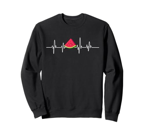 Wassermelone Herzschlag, Wassermelone für Kinder, Wassermelone Mädchen Sweatshirt Wassermelone Herzschlag, Wassermelone für Kinder, Wassermelone Mädchen Sweatshirt von Watermelon shirt for women, Watermelon for men