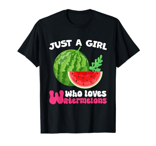 Just a Girl Who Loves Wassermelonen-Fruchtkleid Damen Kinder T-Shirt Just a Girl Who Loves Wassermelonen-Fruchtkleid Damen Kinder T-Shirt von Watermelons Lover Apparel Fruits