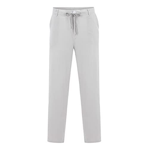 Watopi Hanf Hosen für Männer Minimalistische Freizeithose Sporthose Lang Leicht Sweatpants mit Schnürung Dehnbare Hosen von Watopi