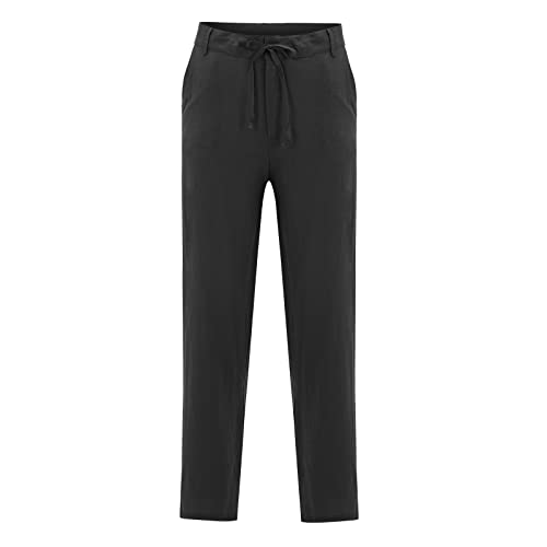 Watopi Hanf Hosen für Männer Minimalistische Freizeithose Sporthose Lang Leicht Sweatpants mit Schnürung Dehnbare Hosen von Watopi