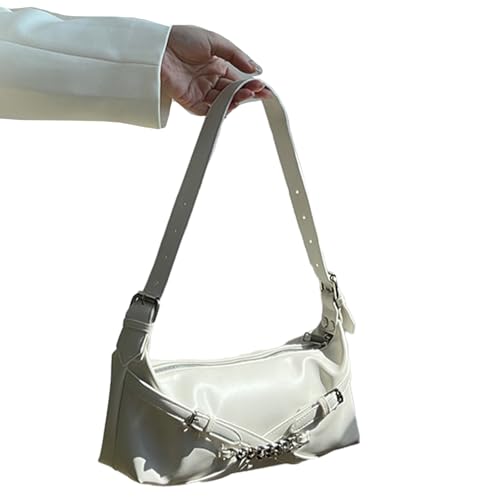 2023 Neue Achselbeutel Solid Color Umhängetaschen Trendy Tte Für Mädchen Frauen Vielseitige Modehandtasche PU Leder Casual Bag von Watreketal