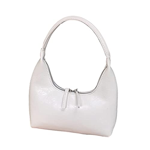 2023 Neue Tragetasche Einfache Modetasche Lederhandtaschen Umhängetaschen Unterarm Kosmetik Make Up Achselhöhlen Taschen Schulter Reisen Mit Silber/Weiß/Schwarz Tragen von Watreketal