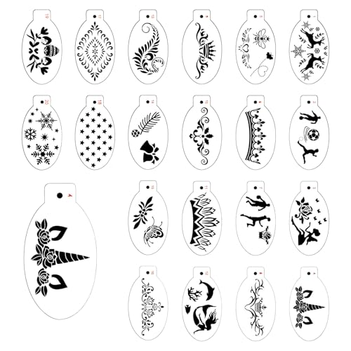 Watreketal 20x Body Art Sabcils Für Glitzer Lidschatten Bluschen Musikfestival Make Up Wiederverwendbares Kinder Gesichtsfarbe Make Up Für Lidschatten von Watreketal