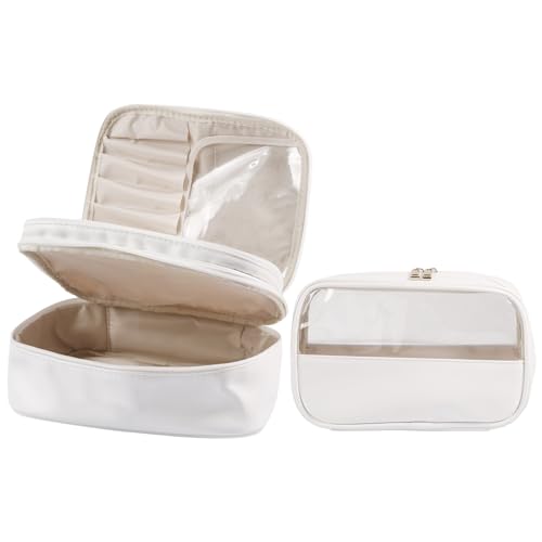2pcs Make Up Tasche Für Frauen Große Kapazität Toil TOILFORTISCHE MASSUNGENIERICER FÜR SIND HERSALE BEAUTZUG Handbag Nette SABE von Watreketal