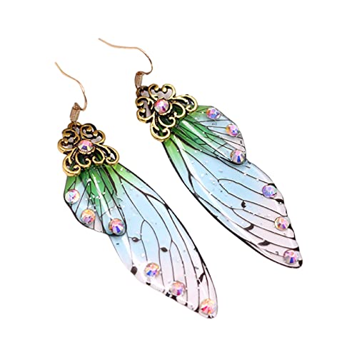 Baumelnde Schmetterling Ohrringe Fairy Flügel Mehrfarbige Kristall Zikade Dangle Ohrring Für Hochzeits Geburtstag Schmetterling Flügel Für Frauen Piercing Baumelnde Schmetterling Ohrringe Fairy Flügel Mehrfarbige Kristall Zikade Dangle Ohrring Für Hochzeits Geburtstag Schmetterling Flügel Für Frauen Piercing von Watreketal