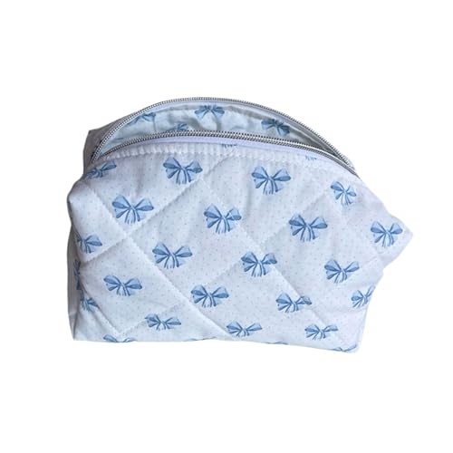 Bögen Reise Make Up Tasche Für Frauen Große Kapazität Kosmetische Blumenorganisatoren Gesteppte Toilette Bögen Große Kapazitätstudienbeutel Stülle Beutel von Watreketal