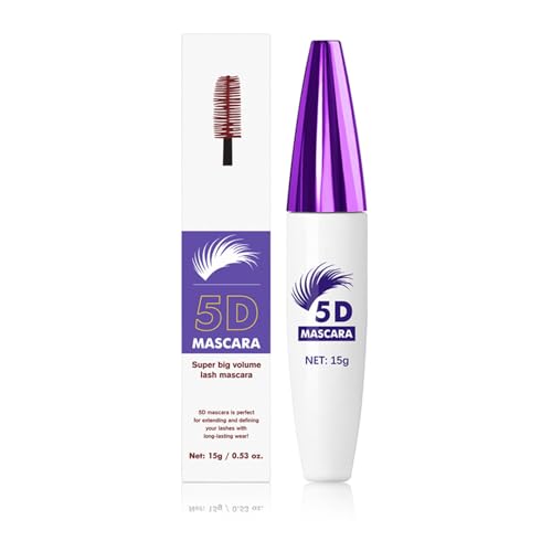 Dauerhafte 5D Seidenfaser Wimperntusche Zum Volumisierenden Locken Und Verlängerung Von Wimpern Make Up Für Kreative Maskenbildnerinnen Langlebige Wimpern von Watreketal