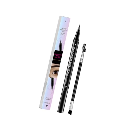 Doppelt Beendete Flüssige Augenbrauenbleistift Dunkelbrauner Brauen Stift Wasserdicht Lang Anhaltend Natürlicher Aussehen Für Frauen Präzise Pinselspitze Langlebiges Augenbrauen Make Up von Watreketal