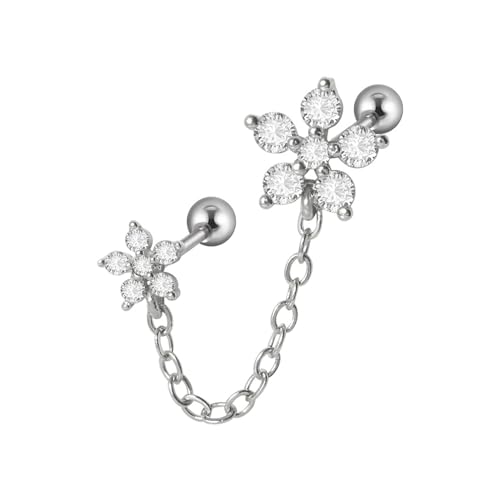 Edelstahl Eardrop Ohr Tragus Knorpel Piercing Zirkon Hangle Ketten Ohrring Conch Piercing Ohrwäsche Verstellbarer Kettenstolf Edelstahl Eardrop Ohr Tragus Knorpel Piercing Zirkon Hangle Ketten Ohrring Conch Piercing Ohrwäsche Verstellbarer Kettenstolf von Watreketal