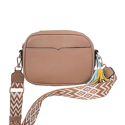 Einfache Mode Umhängetasche Freizeittaschen Square Trendy Für Frauen Mädchen Crossbody Solid Color PU Telefon Frauen von Watreketal