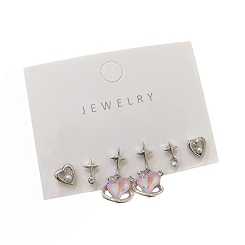 Einfacher Cross Star Heart Hengst Ohrringe Temperament Piercing Süßer Schmuck Mode Drop Star Heart Ohrringe Hengte Hangle Hoop Einfacher Cross Star Heart Hengst Ohrringe Temperament Piercing Süßer Schmuck Mode Drop Star Heart Ohrringe Hengte Hangle Hoop von Watreketal