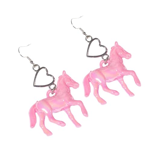 Einhörner Ohrringe Acrylponys Herz Anhänger Ohrringe Modeschmuck Einzigartige Accessoires Für Frauen Und Mädchen Student Modeschmuck von Watreketal