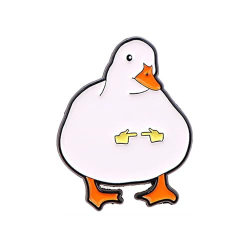 Elegante Entenform Lampennadel Handgefertigte Tierbrosche Stylish Corsage Badge Fashion Accessoire Für Partys Und Abendessen Kleintierschmuck von Watreketal