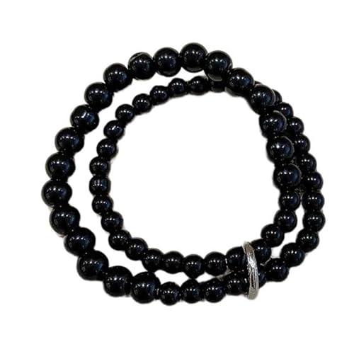 Elegante Perlenschwarzarmband Steinkette Elegante Perlenarmbänder Für Frauen Mit Nationalen Stilen Ancient Charm Ehepaar String von Watreketal