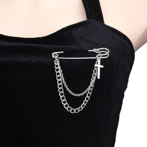 Fashion Awl Cross Broschen Ketten Exquisite Metall Trendy Unisex Badges Corsage Vintage Brosche Stift Schmuck Männer Anzug Cross Broschen Und Stifte Für Frauen von Watreketal