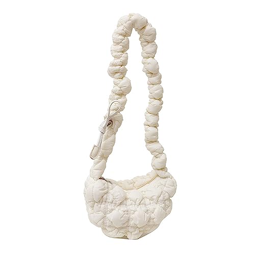 Fashion Bag Achselhändler Handtaschen Umhängetaschen Für Mädchen Frauen Plissierte Mit Lady Geldbeutel Unterarm Einzelner Schultertasche von Watreketal