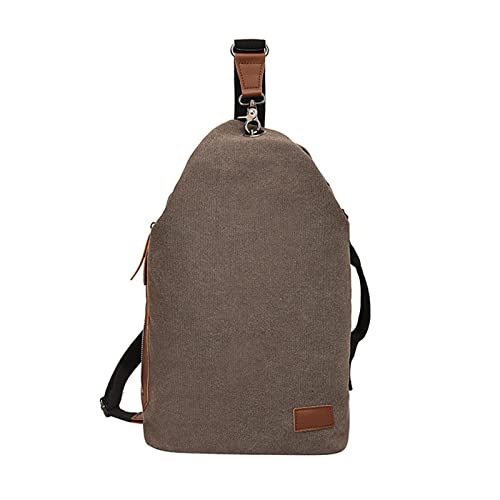 Fashion Bag Crossbody Canvas Handtaschen Umhängetaschen Für Frauen Männer Student Teen Casual Grau/Schwarz/Weiß/Khaki Mode Leinwand Handtaschen Schulter Für Frauen Schüler Teen Unisex Freizeit von Watreketal