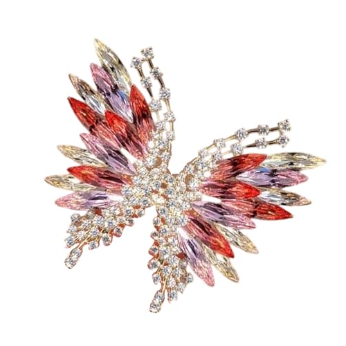 Fashion Butterfly Brosche Schmuck Für Frauen Kleider Hüte Blusen Kratzfestes Metall Broschen Stift Accessoire Vintage Inspirierte Zirkonbroschen Für Hochzeiten von Watreketal