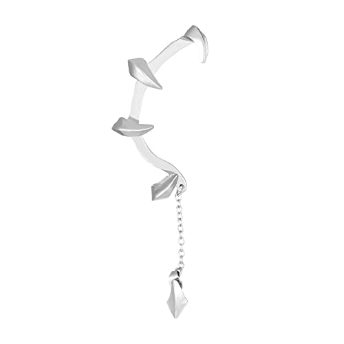 Fashion Devils Reißzähne Geformtes Ohrclip Exquisit Design Halloween Manschetten Stente Kletterer Ohrringe Für Frau Girl Geschenk Halloween Manschetten Für Frauen Manschettenohrringe von Watreketal