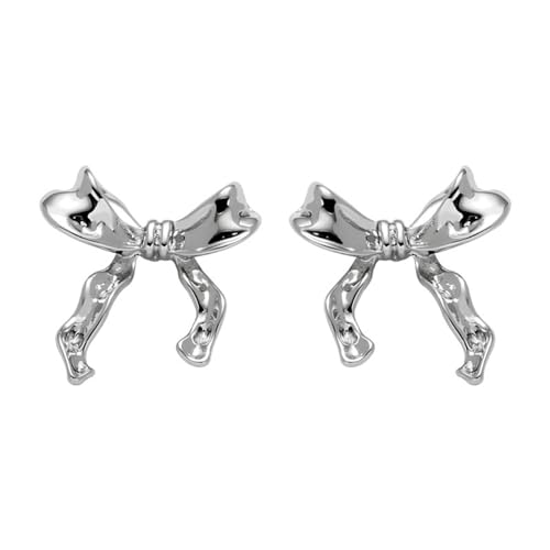 Fashion Metal Bowknot Ohr Studie Elegante Hengte Ohrringe Süße Coole Piercing Statement Schmuck Geburtstag Geschenk Mode Für Mädchen Accessoires Durchbohrt von Watreketal